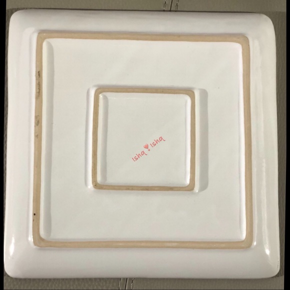 Vintage French Street Candle Scape Decor Plate - Picture 4 of 5